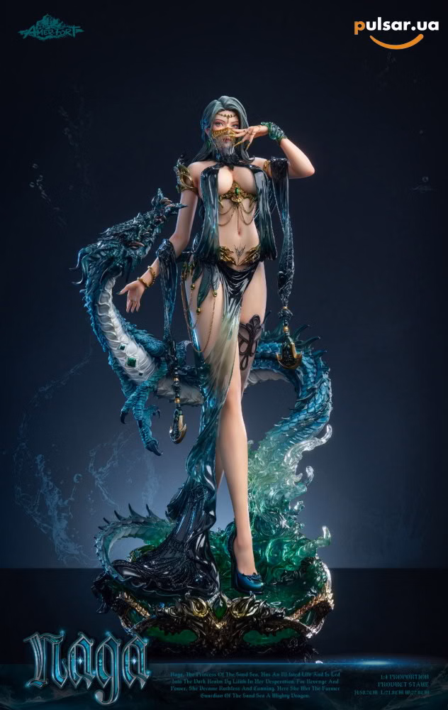 Оригінальна аніме фігурка  «PJ Studio Original AmerFort Elf Series 6th NAGA AFYC-NG09 1/4 Statue»