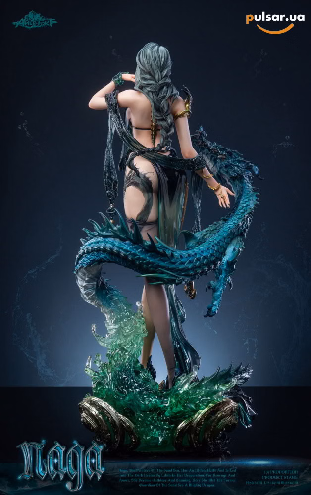 Оригінальна аніме фігурка  «PJ Studio Original AmerFort Elf Series 6th NAGA AFYC-NG09 1/4 Statue», фото 2