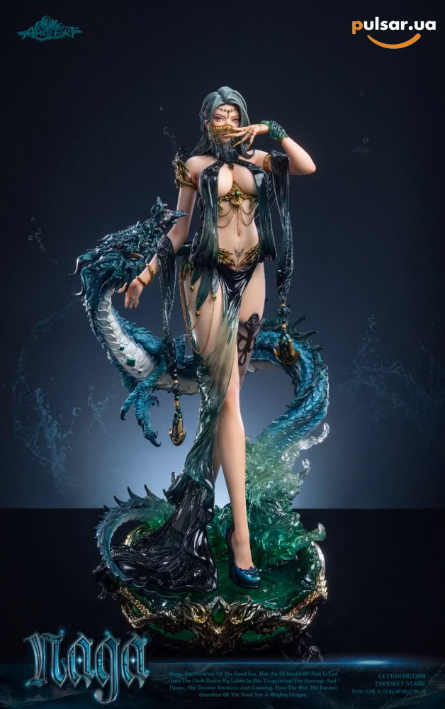 Оригінальна аніме фігурка  «PJ Studio Original AmerFort Elf Series 6th NAGA AFYC-NG09 1/4 Statue», фото 4