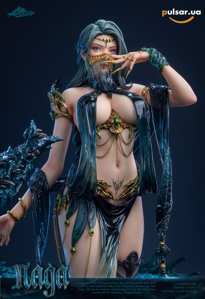 Оригінальна аніме фігурка  «PJ Studio Original AmerFort Elf Series 6th NAGA AFYC-NG09 1/4 Statue», фото 8