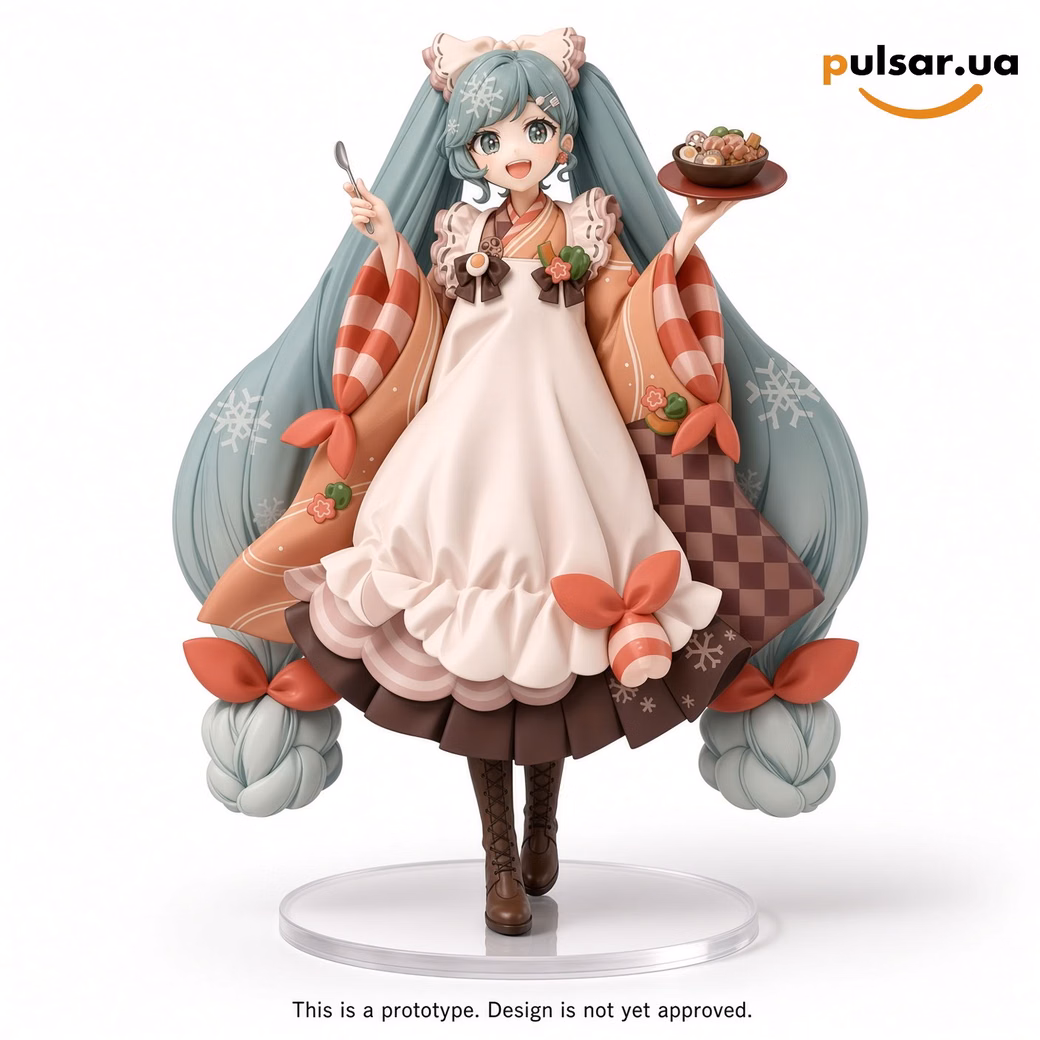 Оригінальна аніме фігурка  «"Character Vocal Series 01 Hatsune Miku" AMP+ SNOW MIKU ALL STARS Figure 2024 Ver.»