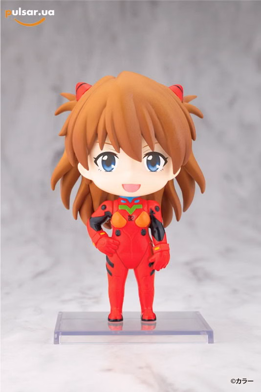 Оригінальна аніме фігурка «OSHI WORKS Mini Rebuild of Evangelion Asuka Langley Shikinami Complete Figure», фото 2