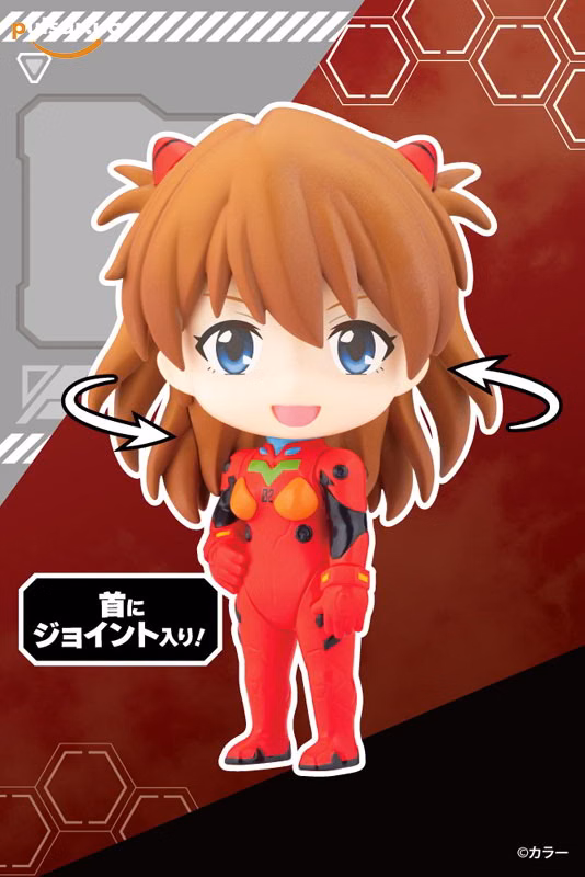 Оригінальна аніме фігурка «OSHI WORKS Mini Rebuild of Evangelion Asuka Langley Shikinami Complete Figure», фото 6