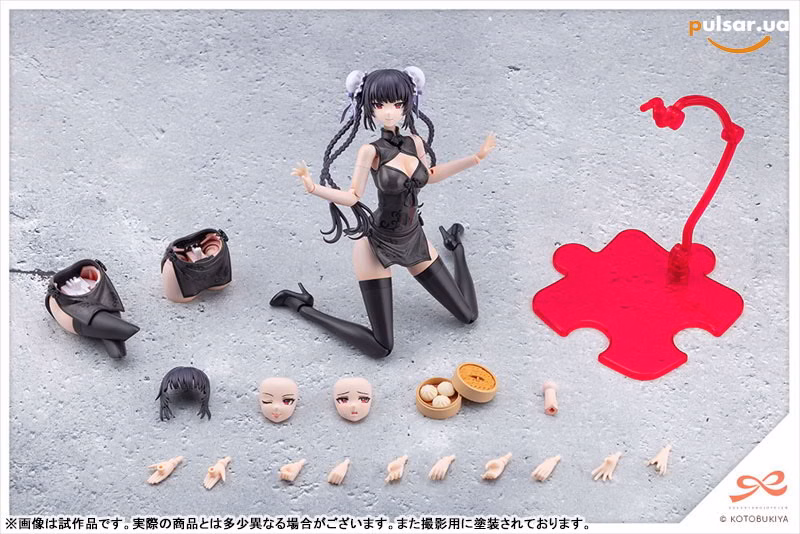 Оригінальна аніме фігурка  «Sousai Shoujo Teien Kuon Yakushiji [QIPAO COSTUME] 1/10 Plastic Model», фото 15
