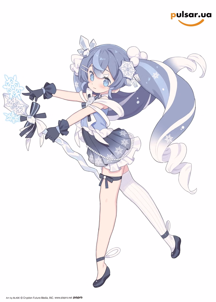 Оригінальна аніме фігурка  «"Character Vocal Series 01 Hatsune Miku" AMP+ SNOW MIKU ALL STARS Figure 2025 Ver.», фото 2