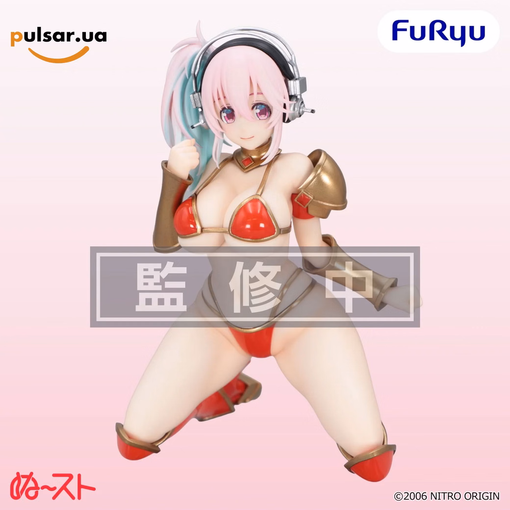 Оригінальна аніме фігурка  «Super Sonico Series Noodle Stopper Figure- Bikini Armor Ver.», фото 2