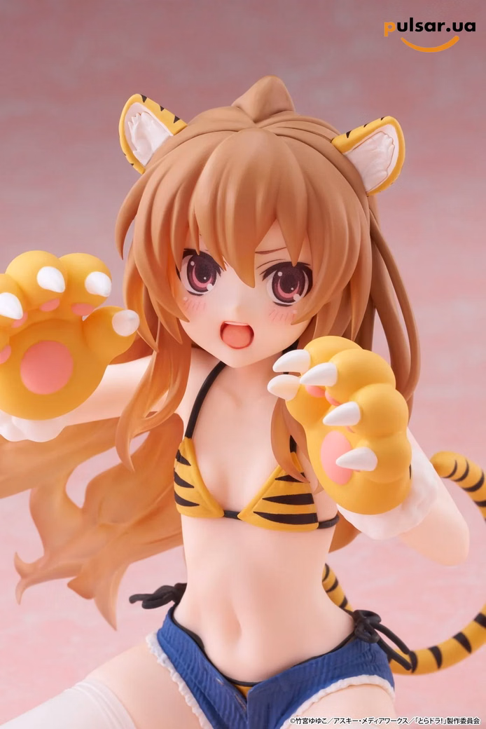 Оригінальна аніме фігурка «Toradora! Desktop Cute Figure - Taiga Aisaka Swimsuit Ver.», фото 2