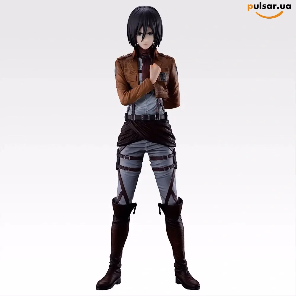 Оригинальная аниме фигурка «Ichiban Kuji Attack on Titan Dedicate Your Heart - B Prize Mikasa Ackerman MASTERLISE Figure»