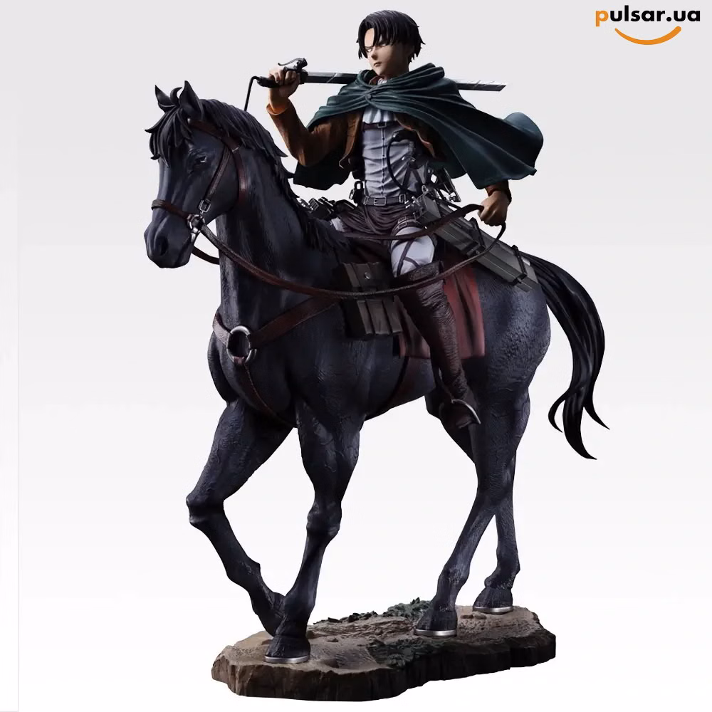 Оригинальная аниме фигурка «Ichiban Kuji Attack on Titan Dedicate Your Heart - Last One Prize Levi Ackerman Humanity's Strongest Soldier MASTERLISE Figure»