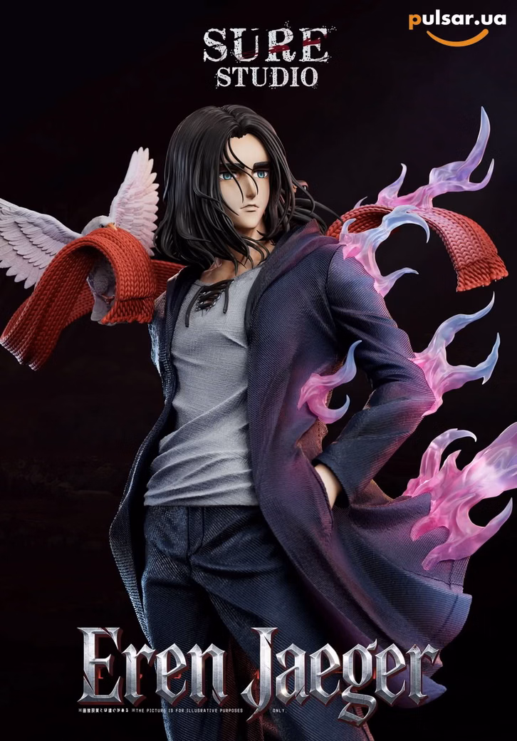 Оригинальная аниме фигурка «1/6 and 1/3 Scale Eren Jaeger-Attack on Titan-Sure Studio», фото 3