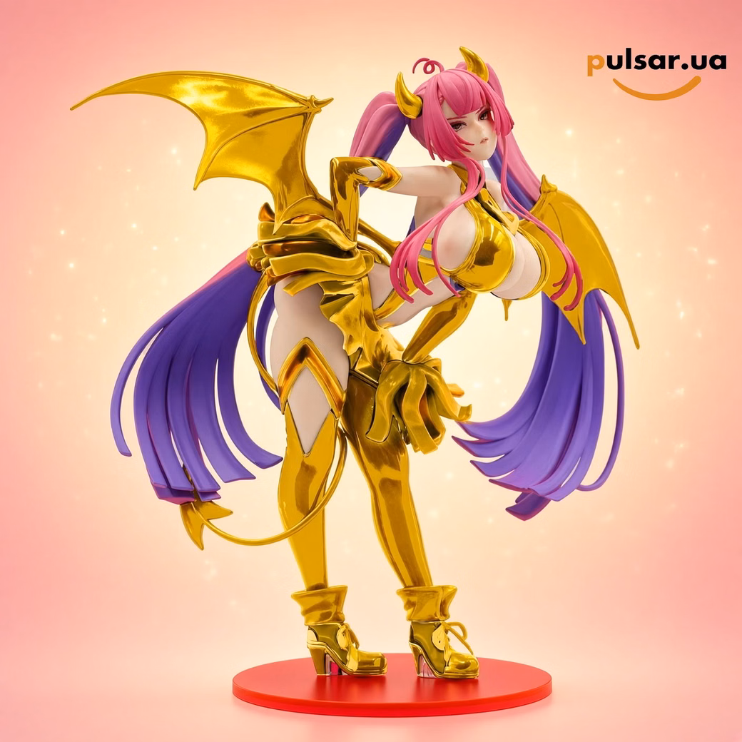 Оригінальна аніме фігурка «"Mahjong Fight Girl" Figure Collection Mitsumoto Dia Succubus Cheer Costume Golden Ver.»