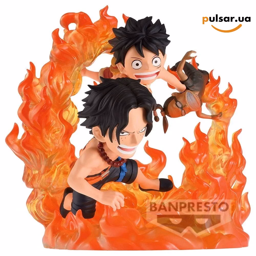 Оригінальна аніме фігурка «"One Piece" World Collectable Figure Log Stories -Portgas D. Ace & Monkey D. Luffy- Marineford Arc», фото 2