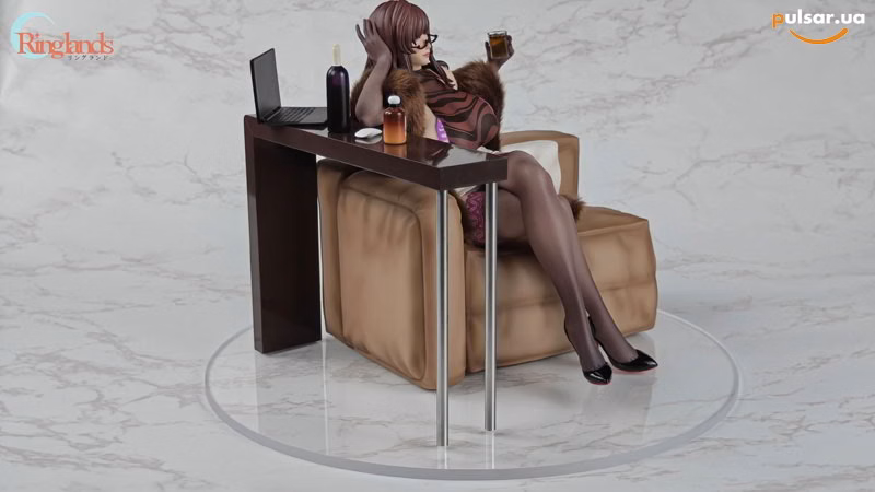 Оригінальна аніме фігурка «Tipsy & Glamorous Female Principal Aiko 1/6 Complete Figure», фото 4