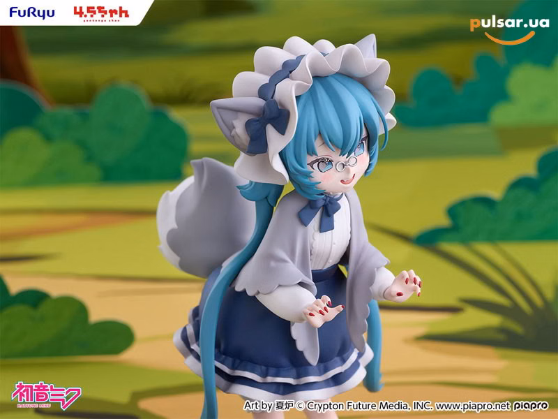 Оригінальна аніме фігурка  «4.5 Chan Hatsune Miku Wolf ver. Complete Figure», фото 9