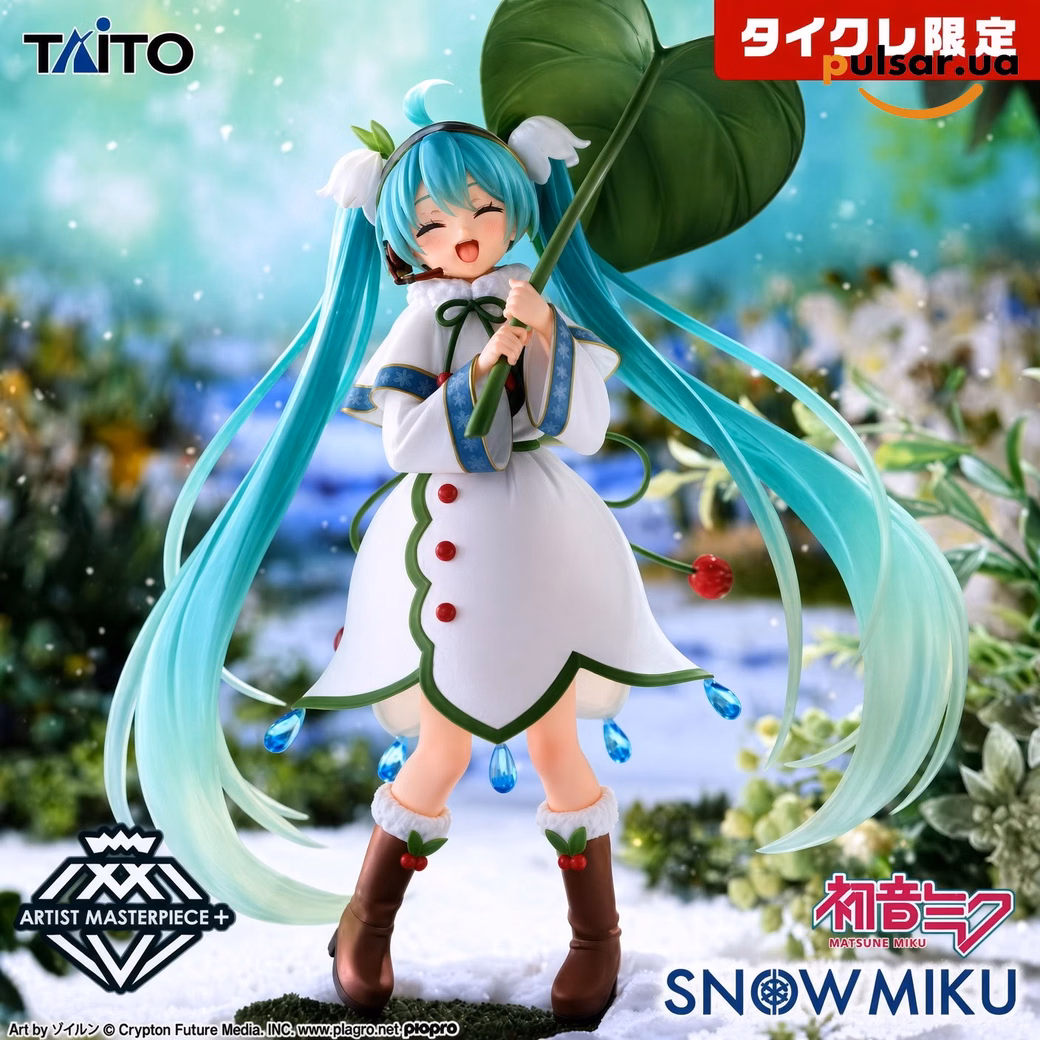 Оригінальна аніме фігурка «Hatsune Miku AMP+ All Stars Figure - Snow Miku 2015 Ver. (Taikure Exclusive)»