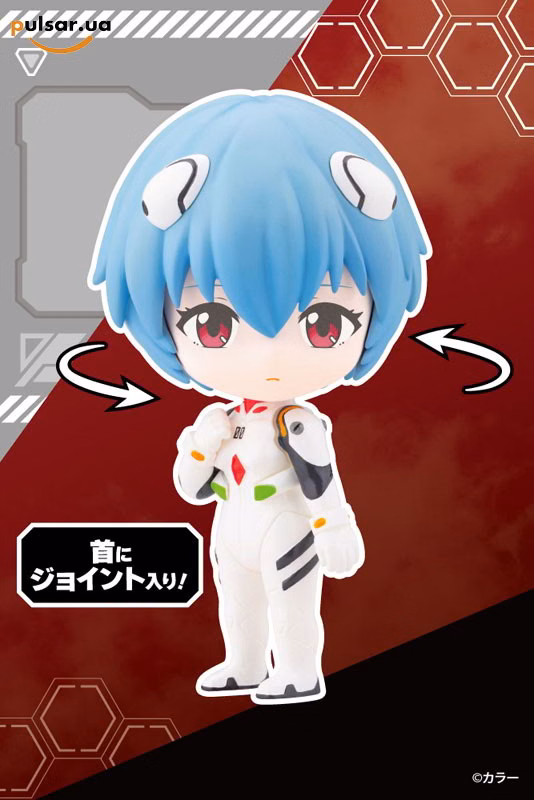 Оригінальна аніме фігурка «OSHI WORKS Mini Rebuild of Evangelion Rei Ayanami Complete Figure», фото 6