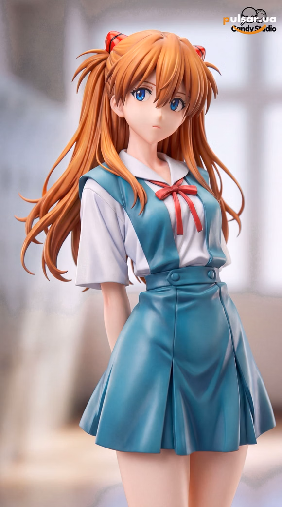 Оригінальна аніме фігурка «1/6 Scale School Asuka and Ayanami Rei-EVA-Candy studio», фото 3