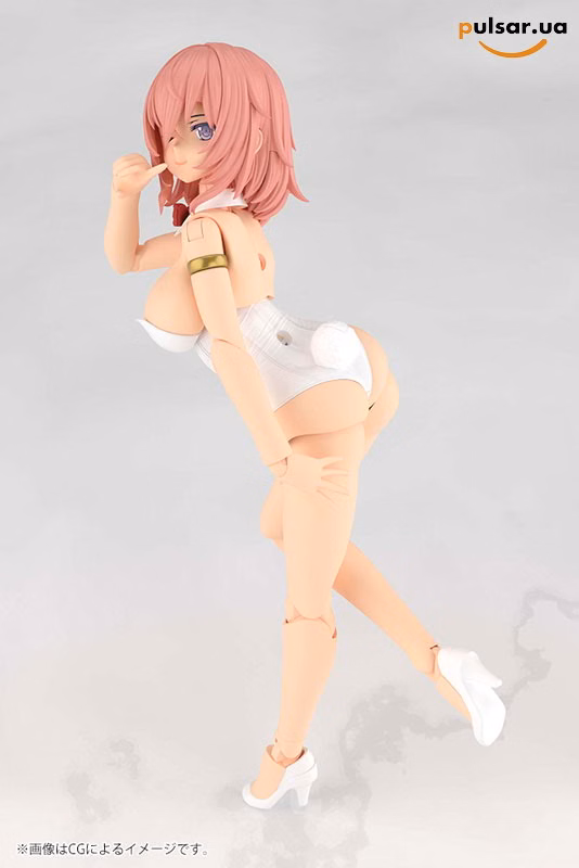 Оригінальна аніме фігурка  «Frame Arms Girl Durga I [Bunny Style -White-] Plastic Model», фото 8