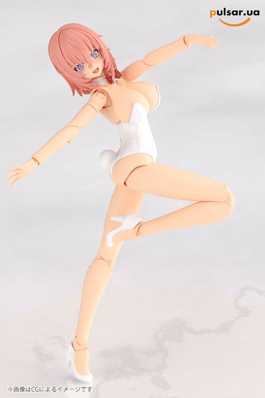 Оригінальна аніме фігурка  «Frame Arms Girl Durga I [Bunny Style -White-] Plastic Model», фото 10