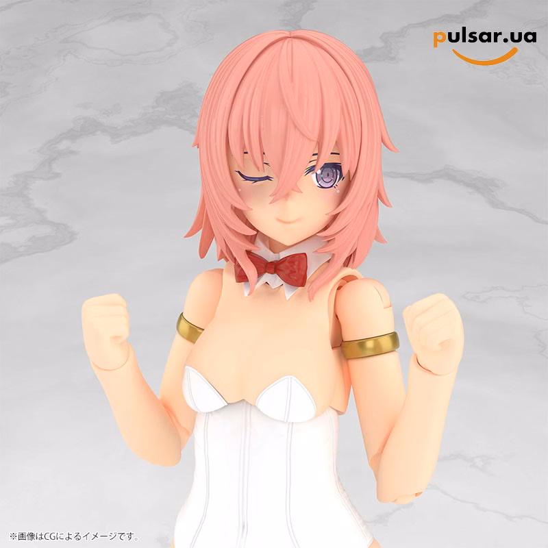 Оригінальна аніме фігурка  «Frame Arms Girl Durga I [Bunny Style -White-] Plastic Model», фото 16