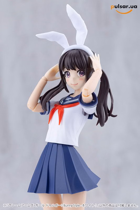 Оригінальна аніме фігурка  «Frame Arms Girl Durga I [Bunny Style -White-] Plastic Model», фото 20