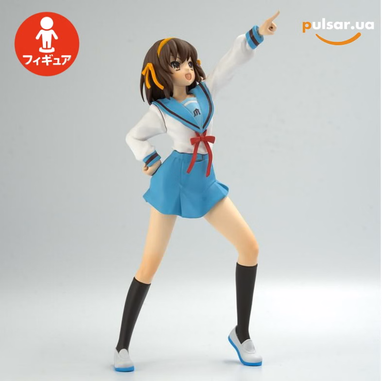 Оригинальная аниме фигурка «"The Melancholy of Haruhi Suzumiya" Ending Pose Suzumiya Haruhi»