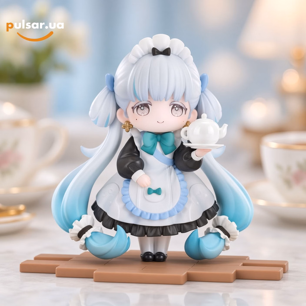 Оригінальна аніме фігурка «Wuthering Waves Tea Break Time Chibi Figure "Jinhsi"»