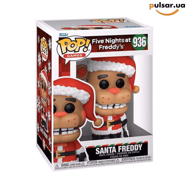 Вінілова фігурка «Funko POP! • • Five Nights at Freddy's ◉ Santa Freddy № 936»