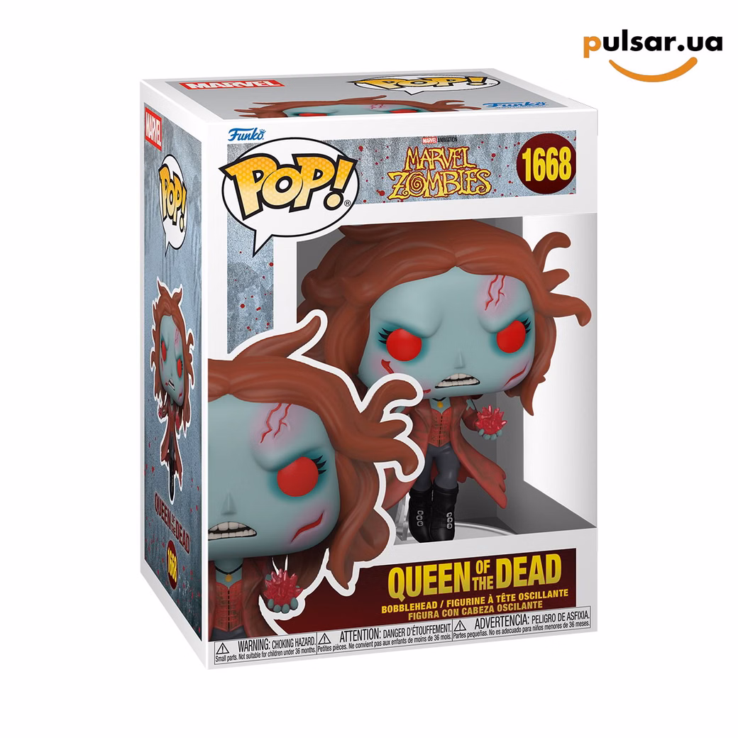 Вінілова фігурка «Funko POP! • • Marvel Zombies ◉ Queen of the Dead № 1668»
