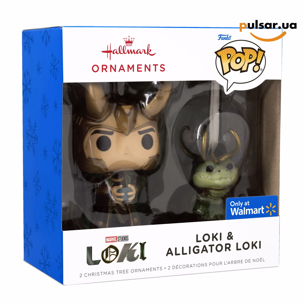 Вінілова фігурка  «Funko POP! • Ornament • Marvel ◉ Loki & Alligator Loki № ---»