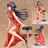 Оригінальна аніме фігурка «Rascal Does Not Dream of Bunny Girl Senpai Mai Sakurajima Chinese Dress ver. 1/7 Complete Figure»