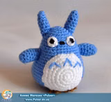 М`яка іграшка Amigurumi "Totoro: Forest Spirits" (Ручна Робота) ( комплект 3 шт), фото 9