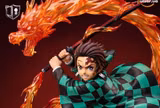Оригінальна аніме фігурка «1/8 and 1/6 Scale Tanjiro Kamado with LED-Demon Slayer-YingShi Studio», фото 4