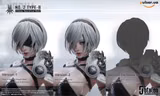 Оригінальна аніме фігурка  «Dtalon Production Studio – NieR:Automata 2B 1/4 Statue with LED», фото 6