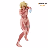 Оригинальная аниме фигурка «"Attack on Titan" MAXIMATIC FEMALE TITAN»