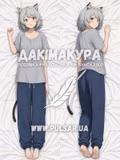 Дакімакура (подушка для обіймів) 150 см «Chainsmoker Cat ◆ • Yaniko Sato (Yani Neko)» модель 3, фото 2