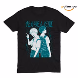 Футболка «The Summer Hikaru Died (Hikaru ga Shinda Natsu) ➤ Yoshiki Tsujinaka & Hikaru Indou» модель 1, фото 2