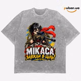 Футболка «UA Army ➤  Attack on titan ✶ Mikasa»  модель 2, фото 3