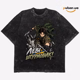 Футболка «UA Army ➤ Attack on Titan  ✶  Levi Ackerman» модель 1