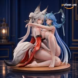 Оригінальна аніме фігурка «Yaomengmeng Studio – Wuthering Waves Hsin & Qingxiao 1/6 Scale Resin Statue», фото 2