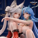 Оригінальна аніме фігурка «Yaomengmeng Studio – Wuthering Waves Hsin & Qingxiao 1/6 Scale Resin Statue», фото 4