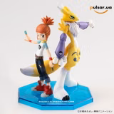 Оригінальна аніме фігурка «G.E.M. Series Digimon Tamers Renamon & Rika Nonaka Complete Figure»
