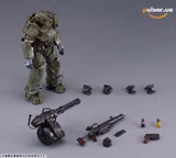 Оригинальная sci-fi фигурка «PLAMATEA Fallout Pre-war Military T-60 Power Armor Plastic Model», фото 12