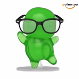 Вінілова фігурка «Funko POP! • • Flubber ◉ Flubber with Glasses (Translucent) № 1834», фото 2