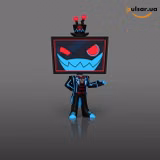 Вінілова фігурка «Funko POP! • Hot Topic Exclusive • Hazbin Hotel ◉ Vox (Glow) №2536», фото 3