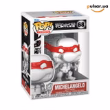 Вінілова фігурка «Funko POP! • • Teenage Mutant Ninja Turtles ◉ Michelangelo (Battle Damaged) (Comic Deco) № 68»