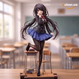Оригінальна аніме фігурка «1/6 Scale School Uniform Tokisaki Kurumi-DATE A LIVE-Candy Studio»
