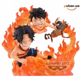 Оригінальна аніме фігурка «"One Piece" World Collectable Figure Log Stories -Portgas D. Ace & Monkey D. Luffy- Marineford Arc»