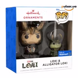 Вінілова фігурка  «Funko POP! • Ornament • Marvel ◉ Loki & Alligator Loki № ---»