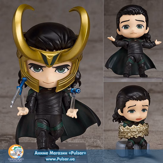 Оригінальна аніме фігурка Nendoroid - Thor: Ragnarok: Loki Ragnarok Edition
